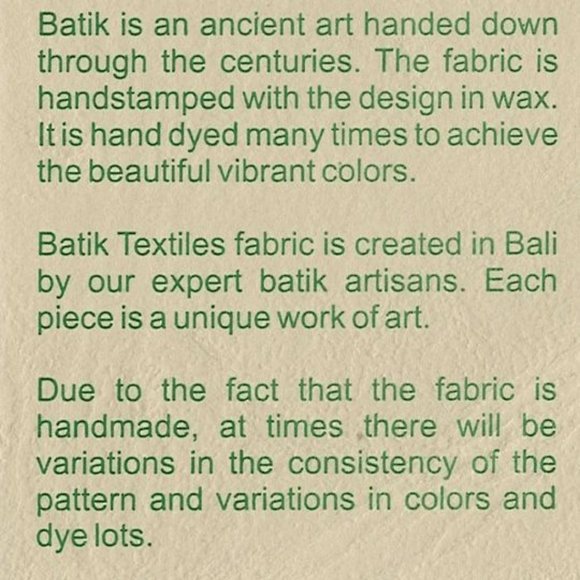 Lot of 3 Handmade Bali Batik Cotton Face Masks - Picture 2 of 3